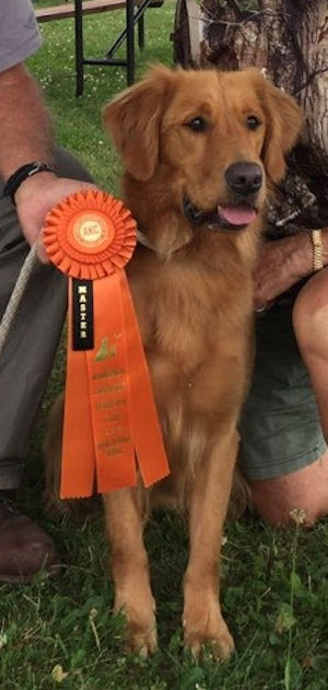 Missy J with one of her Master ribbons